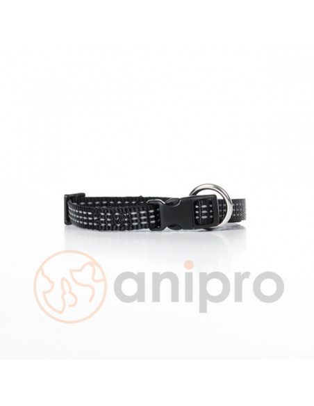 anipro Sport+ нашийник лента със светлоотразителни нишки 10мм/20-35см черен