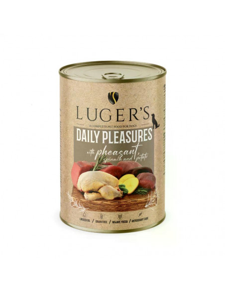 Lugers Dog храна за кучета с фазан и картофи, 400 г, 6 бр./стек