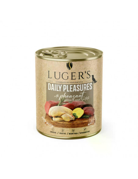 Lugers Dog храна за кучета с фазан и картофи, 800 г, 6 бр./стек