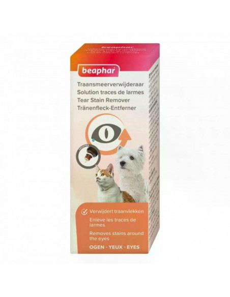 Beaphar Tear Stain Remover капки за почистване на козината около очитe 50 мл