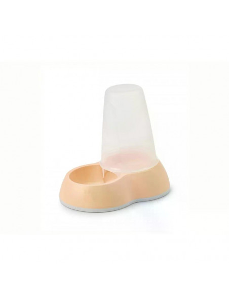 Savic Small Loop Food Dispenser - диспенсер за суха храна 0.7 л, цвят праскова, 21 х 14 х 18 см