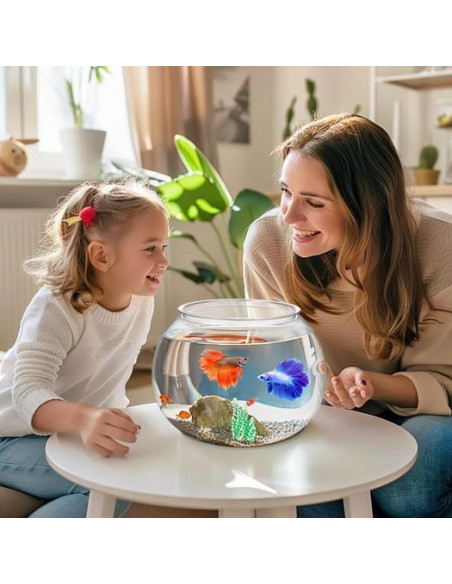 Нано аквариум колба с LED осветление, 5 л