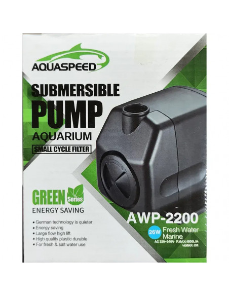 Aquaspeed Фонтанна помпа потопяема, 2500L/H