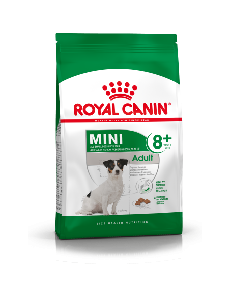 Royal Canin Mini Adult +8 - суха храна за кучета в напреднала възраст