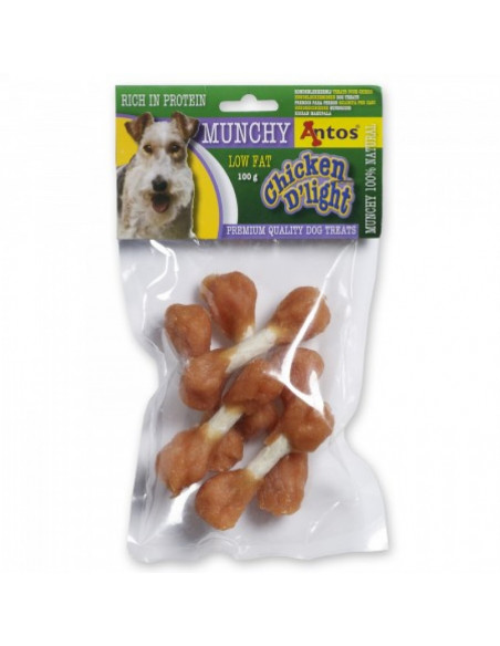 Antos Munchy Chicken Dlight солети с пилешко месо, 100 г