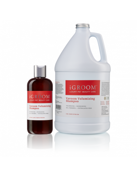 VAVOOM VOLUMIZING SHAMPOO-Шампоанът за обем на Vavoom придава плътен и мек обем на козината.