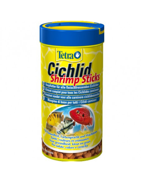 Tetra Cichlid Shrimp Sticks Скаридени пръчици за цихлиди 250мл.