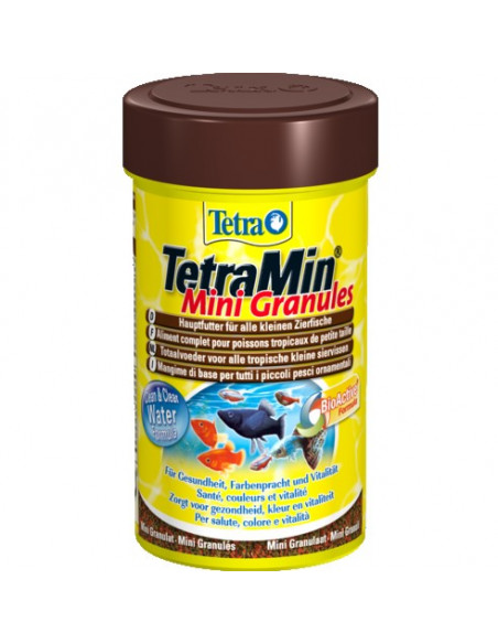 TetraMin Mini Granules Храна за тропически рибки мини гранули 100мл.