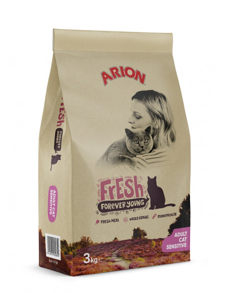 ARION FRESH CAT SENSITIVE 12кг.