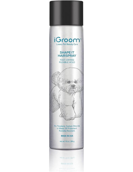 Shape It Aerosol Dog Hairspray - Завършващ спрей/лак за фиксация без лепнене. 296мл.