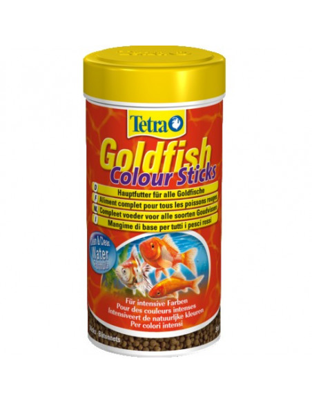Tetra Goldfish Colour Sticks Пръчици за златни рибки с оцветители - 250мл. 2 +1 Подарък