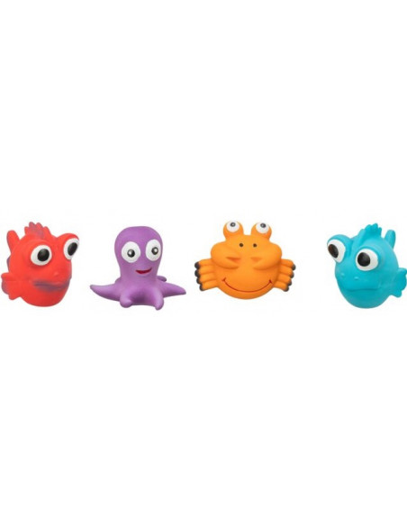 Играчка за кучета морски животни 9 - 12см.