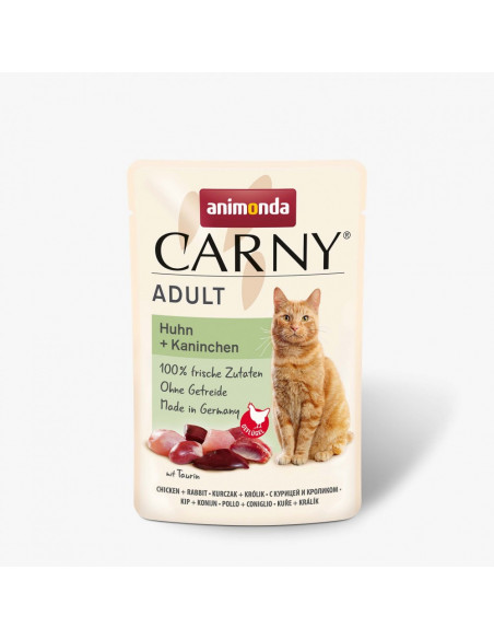 Carny Adult пауч с пиле и заешко, 85 г