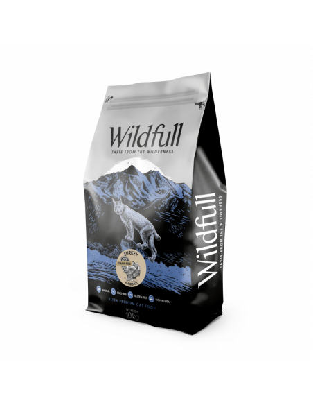 Wildfull Cat Turkey Hairball - против топки косми, пуйка 10 кг