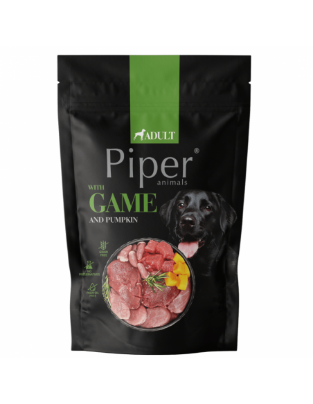 Piper Adult Dog пауч за кучета с дивеч и тиква, 500 г