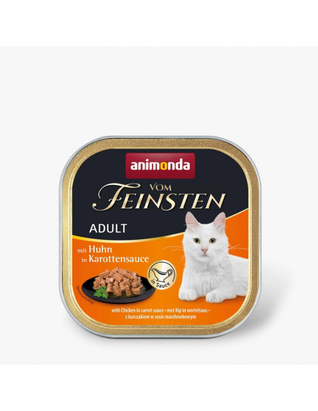 Vom Feinsten Cat пастет за котки, с пилешко месо и сос от моркови - 100 г