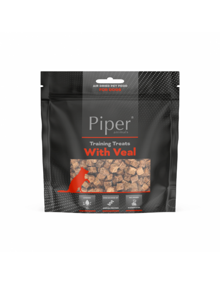 Piper Training Treats Veal натурални лакомства за кучета с телешко, подходящи за обучение, 130 г