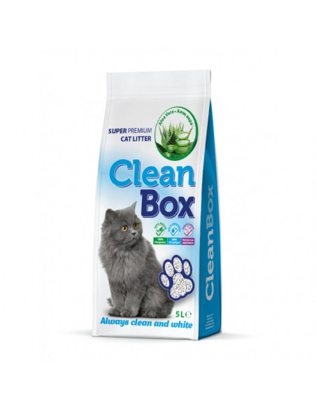Clean Box Super Premium Котешка постелка 5л алое вера / 3 бр. СТЕК