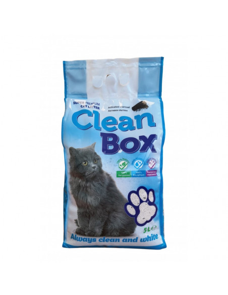 Clean Box Super Premium Котешка постелка 5л активен въглен / 3 бр. СТЕК
