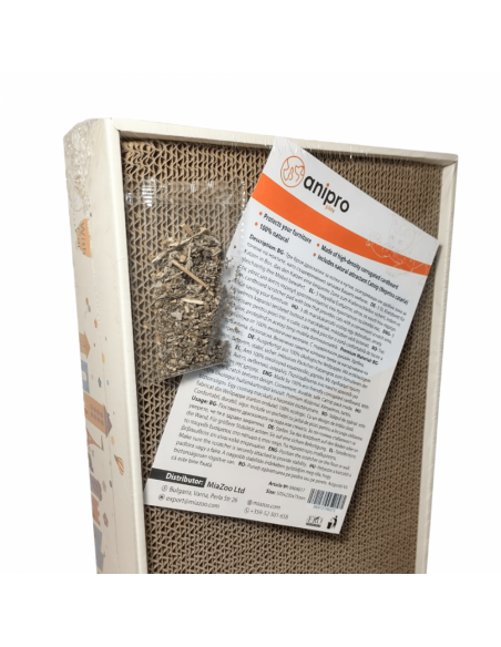 anipro Драскалка за котки, равна, кутия 3 бр, 50.5х23х7.5 см