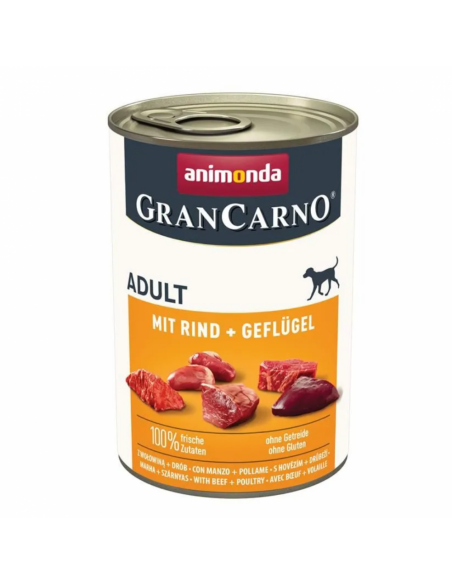 Gran Carno Dog Adult говеждо и птиче - 400 г