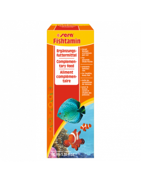 sera Fishtamin 15 мл - витамини течни