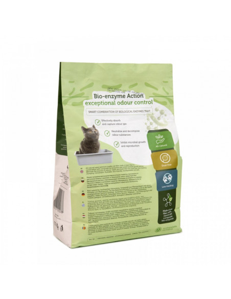 Eco Clean Box Тофу котешка тоалетна с био ензими ЛАВАНДУЛА, 2.5кг / 6л