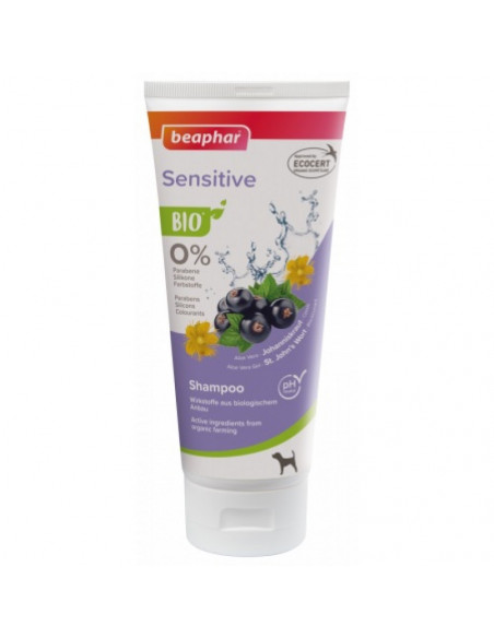 BIO Shampoo Sensitive 200 мл - шампоан с био жълт кантарион, касис, алое вера